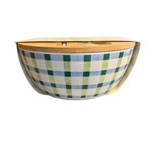 Salad Bowl With Lid And Utensils